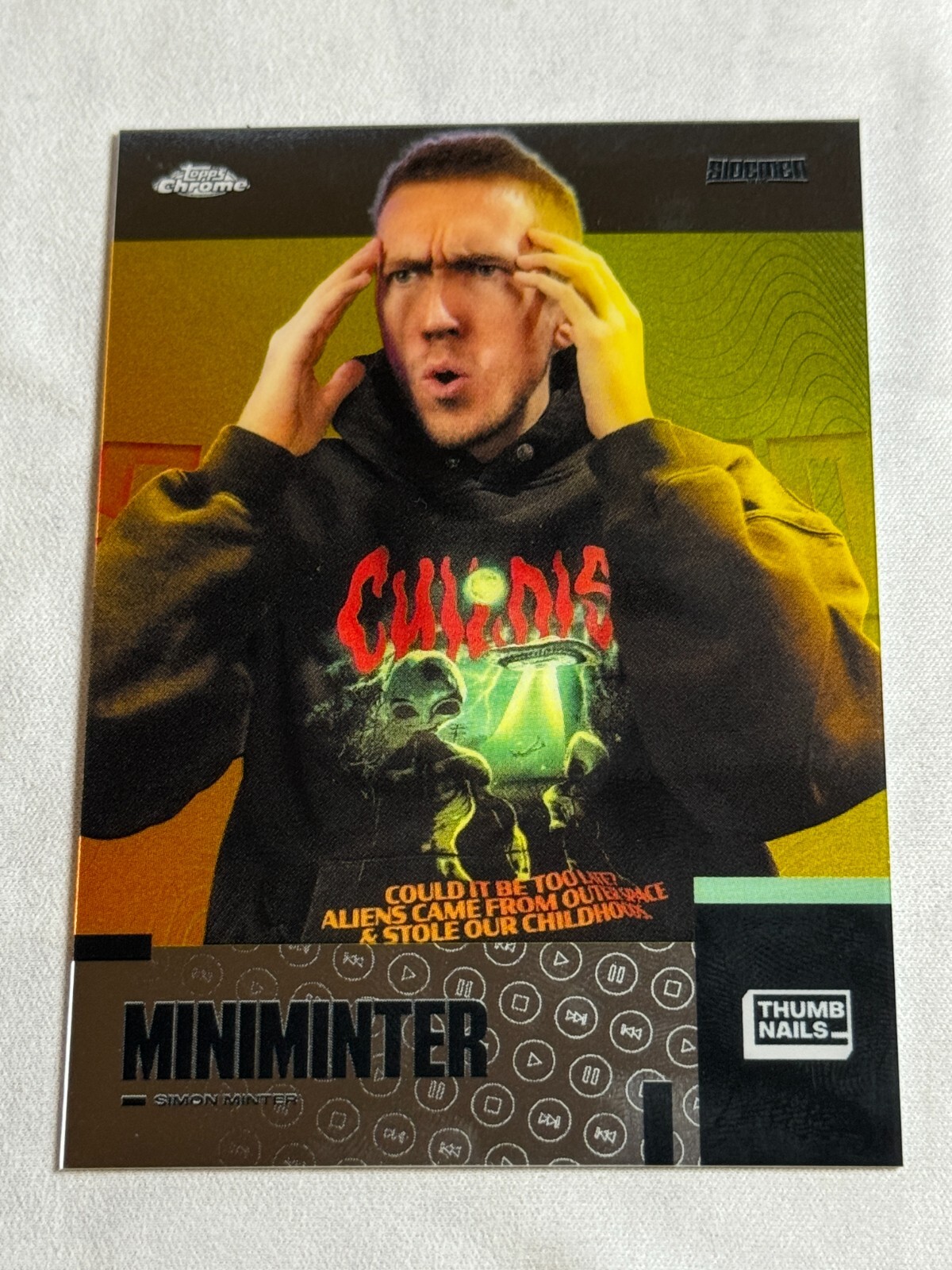 2023 Topps Chrome Sidemen Thumbnails: The Unedits Miniminter #102