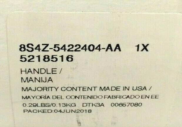Черная передняя задняя ручка внешней двери для Ford Focus 2008 2009 2010 2011 годов выпуска от оригинального производителя - Изображение 4 из 4