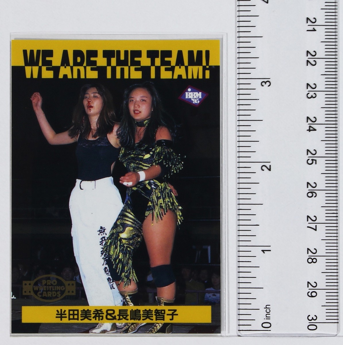 MIKI HANDA & MICHIKO NAGASHIMA - 1995 BBM Pro-Wrestling Trading