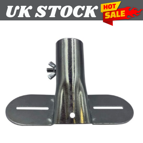 Heavy Duty Metal Broom Brush Handle Bracket With Adjustable Brace