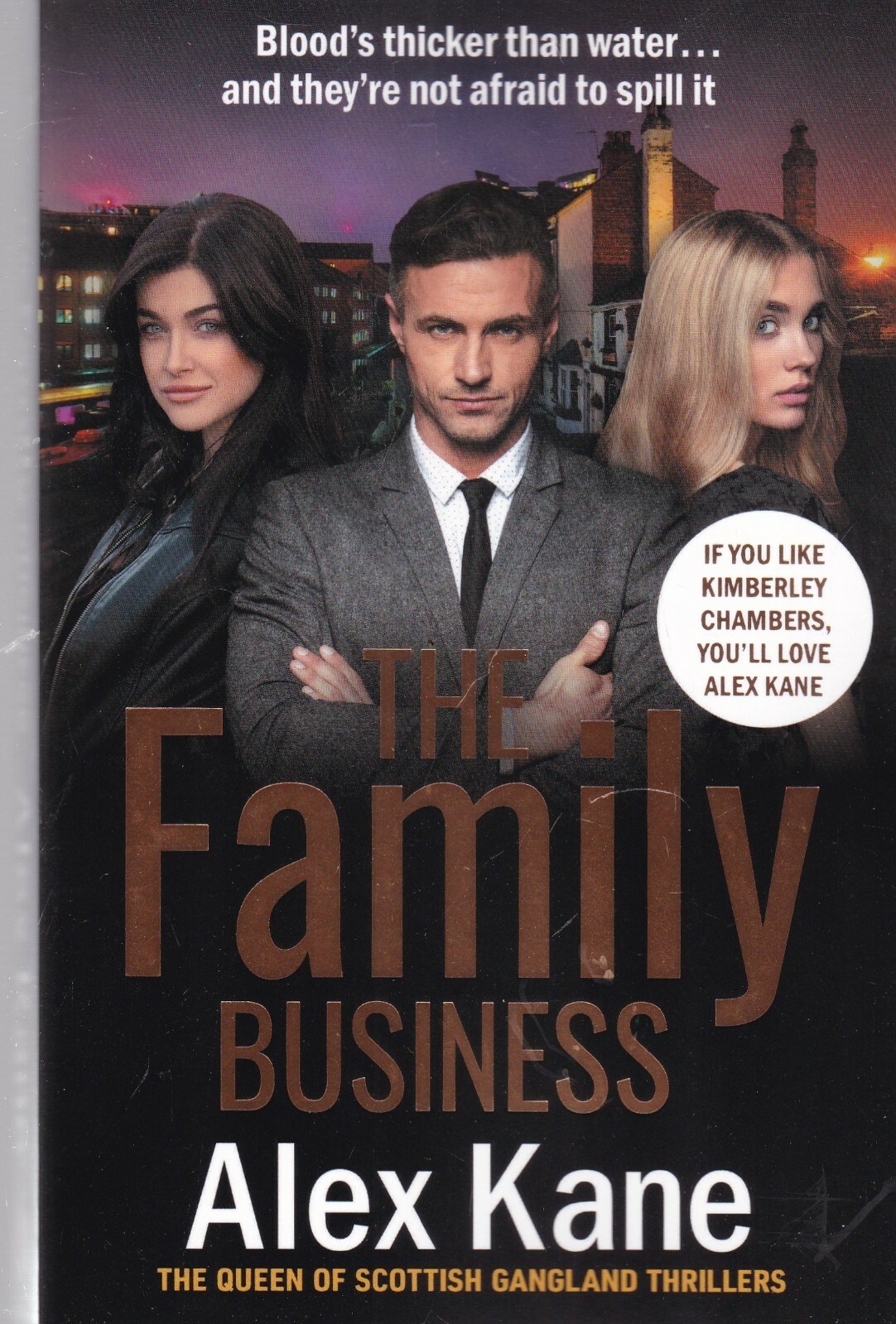 The Family Business Alex Kane Book, New Paperback Scottish Gangland Thriller