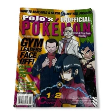 Pojo's Unofficial Pokemon Magazine Book Gym Leaders Face Off Gold & Silver RARE