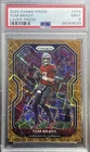 2020 Panini Prizm Tom Brady #255 Orange Lazer Prizm PSA 9 Mint Buccaneers