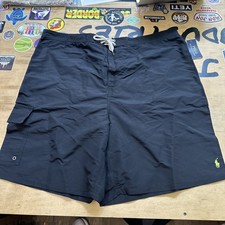 Polo Big  Tall Black Camo Swim Board Shorts Size 4LT NWT MSRP 79