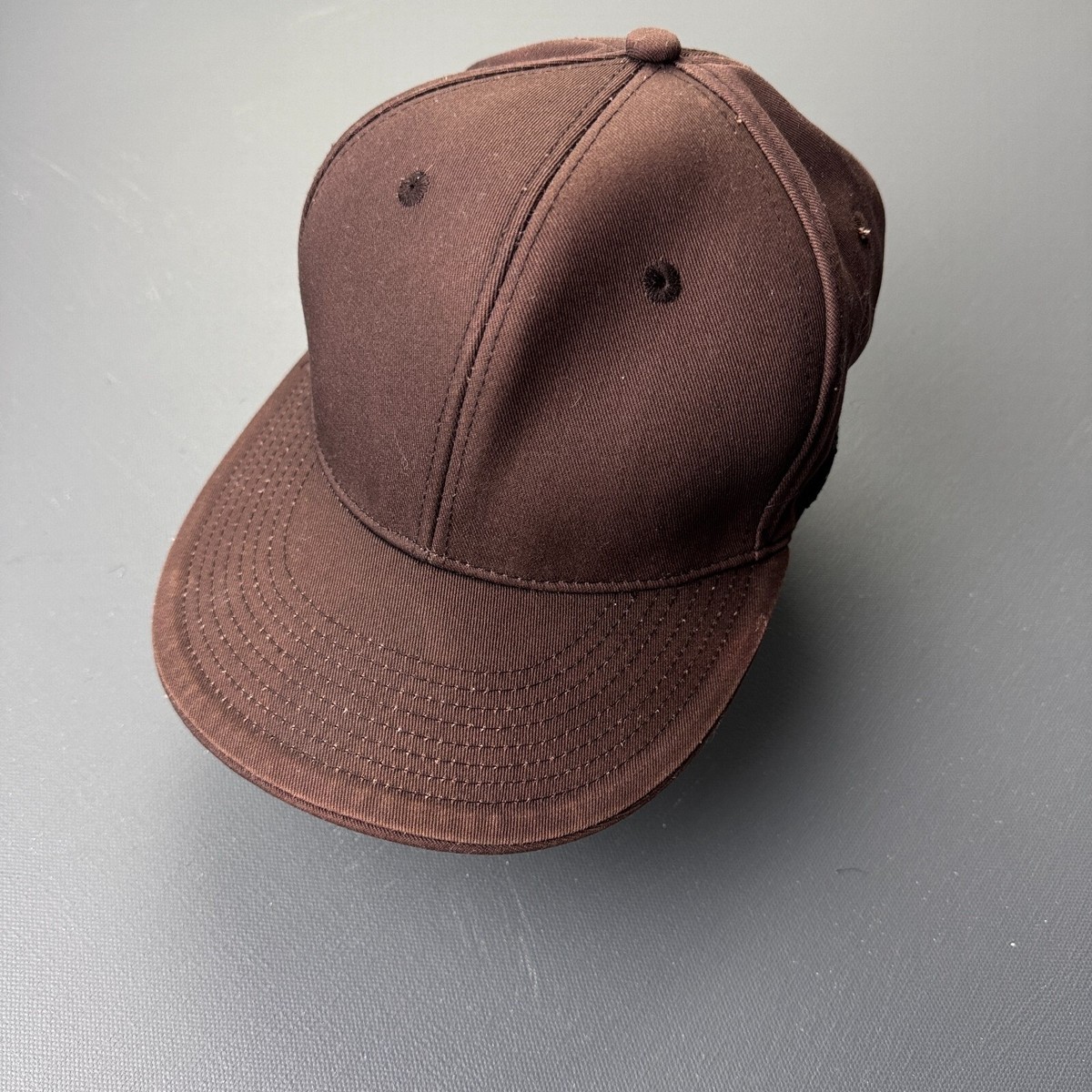 Dickies Baseball Cap Men's Small Brown Embroidered Logo Adjustable Workwear OSFA View 2