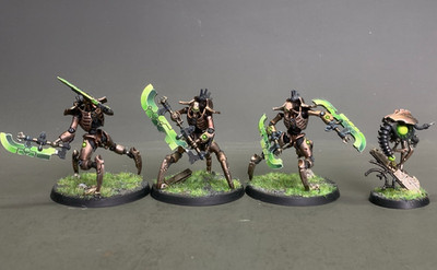 Necrons Skorpekh Destroyers Squad Warhammer 40k Pro Painted Xenos Commission