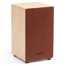 VEVOR Large Cajon Box Drum Wooden Birchwood Percussion Instrument Snare Wires