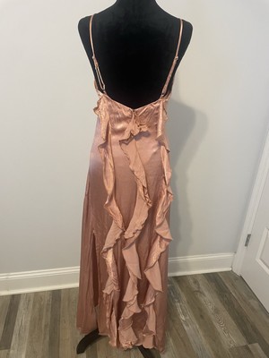 slim fit dress slacks Off-Shoulder Short Rose Gold Prom Dress with Sequins Rose Gold / XSmall