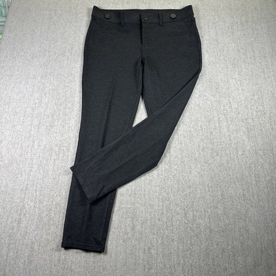 Seven 7 Pants Women Size 14 Gray Skinny Flat Front Rayon Nylon Spandex Classy