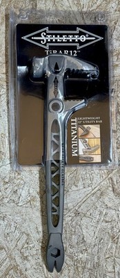 Stiletto  Titanium  Tibar 12 Wrecking Pry Bar  *Rare Retired* | NEW