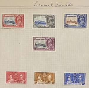 Leeward Islands #96–99 And 100–02 MH