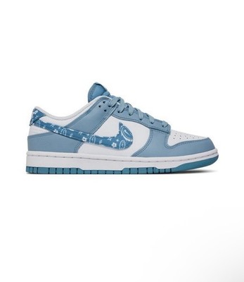 NEW Nike Dunk Low Paisley Pack Worn Blue White SB RARE DH4401-101 Size 6.5 or 9