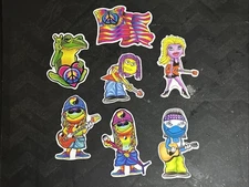 Vintage Vending Machine Stickers 1999 Brand Imports Lot Of 7