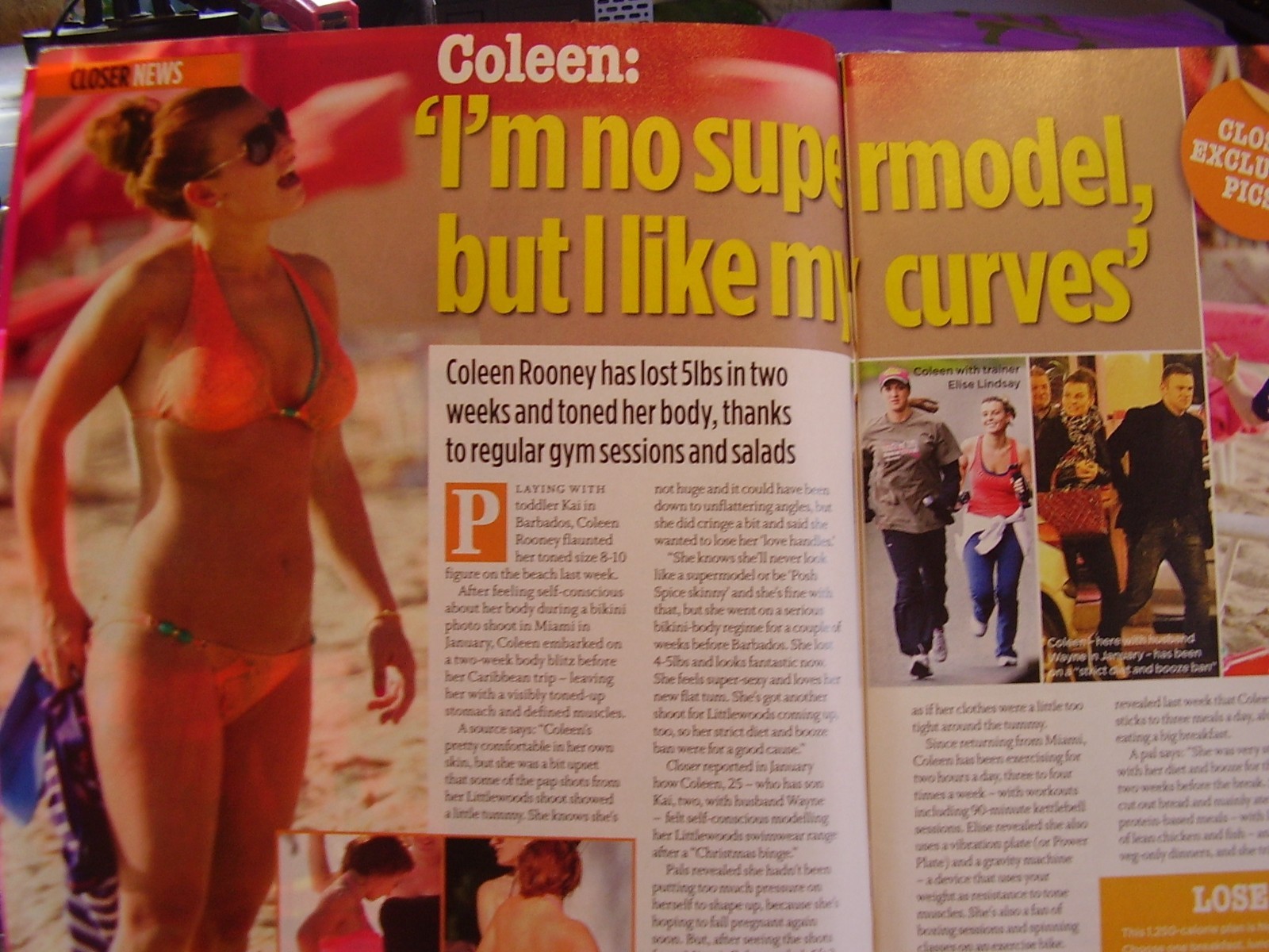 CLOSER TV MAG MARCH 2012 KYM MARSH STACEY SOLOMAN COLEEN JORDAN CAMERON DIAZ thumbnail 2