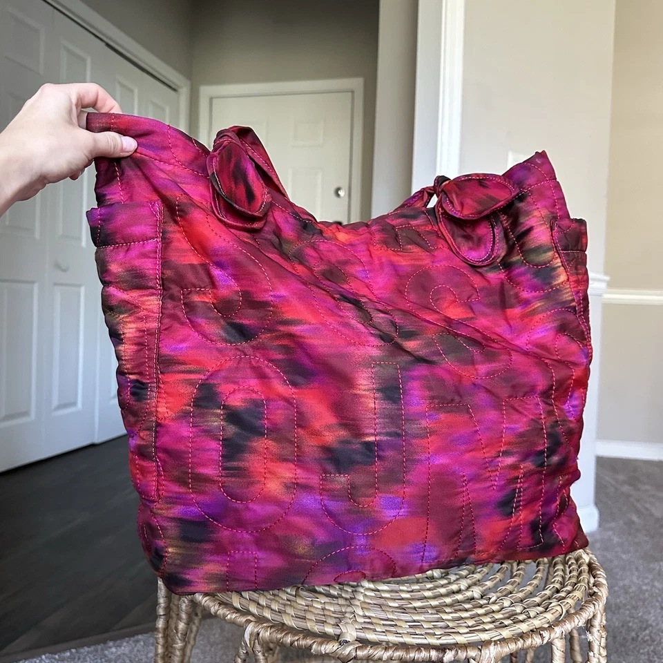 Bolso de Mano Marc by Marc Jacobs Standard Supply Ropa de Trabajo Rosa Púrpura Tie-Dye Nylon Foto 3 de 4