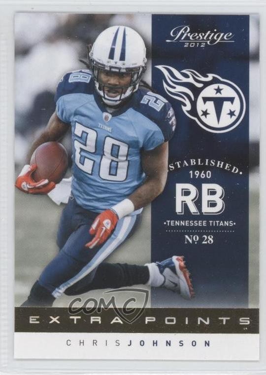 2012 Panini Prestige Extra Points Gold Chris Johnson #192 0m8