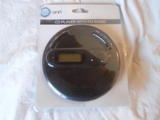 ONN Portable CD Player with FM Radio LCD Display Anti-Skip NEW