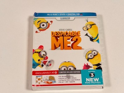 Despicable Me 2 Blu-ray + DVD Limited Deluxe Edition Book Packaging