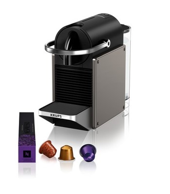 Nespresso Pixie Redesing Kaffeemaschine von Krups Titan GWNK-808