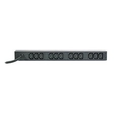 APC NetShelter Basic Rack PDU, 1U, 16A, 208V, 12 C13 outlets - AP9566