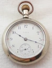 ANTIQUE 18s ELGIN GRADE 288 7 JEWEL SILVERODE POCKET WATCH
