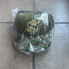 Supreme Contrast S Mesh Back 6-Panel Olive Camo Brand New In Hand