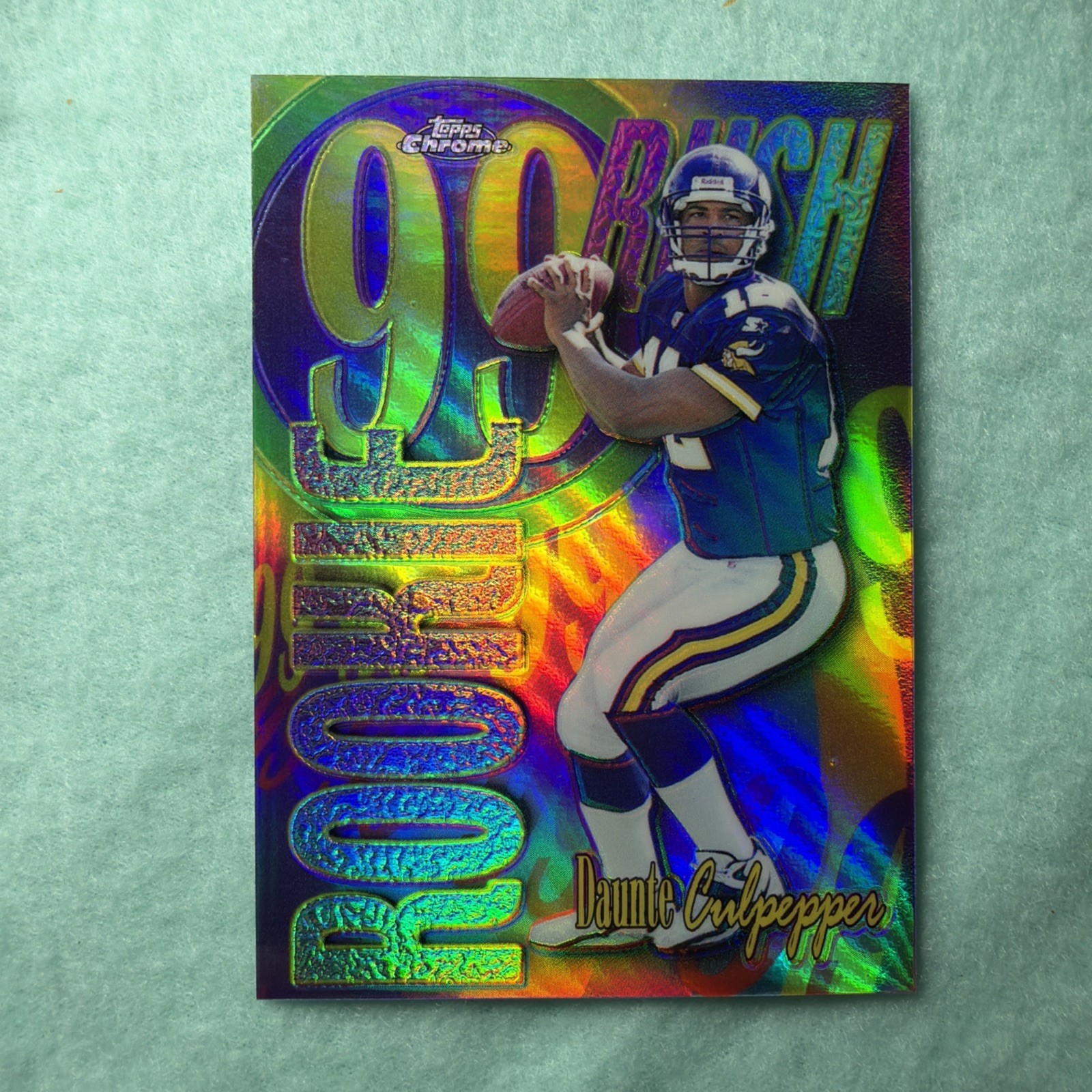 1999 Topps Chrome All-Etch Refractor Daunte Culpepper RC # AE29 Vikings
