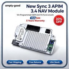 New Sync 3 APIM 3.4 NAV Module Vin Programmed...