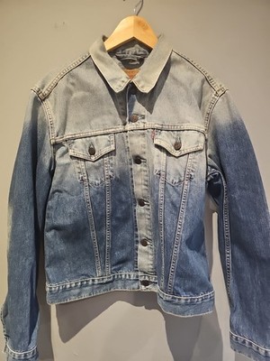 Levi's Vintage Distressed Damen Größe XL (16) Jeansjacke 90er Y2K