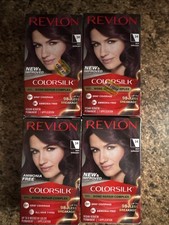 Revlon ColorSilk Beautiful Color  Hair Color - 34 Deep Burgundy - Pack of 4