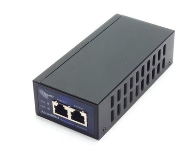 Allnet 2,5 GBit PoE Injektor 30 Watt PoE+ Injector RJ-45 Ethernet ALL0489 V4