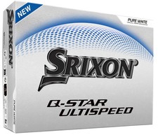 NEW Srixon Q-Star Ultispeed Balls, White