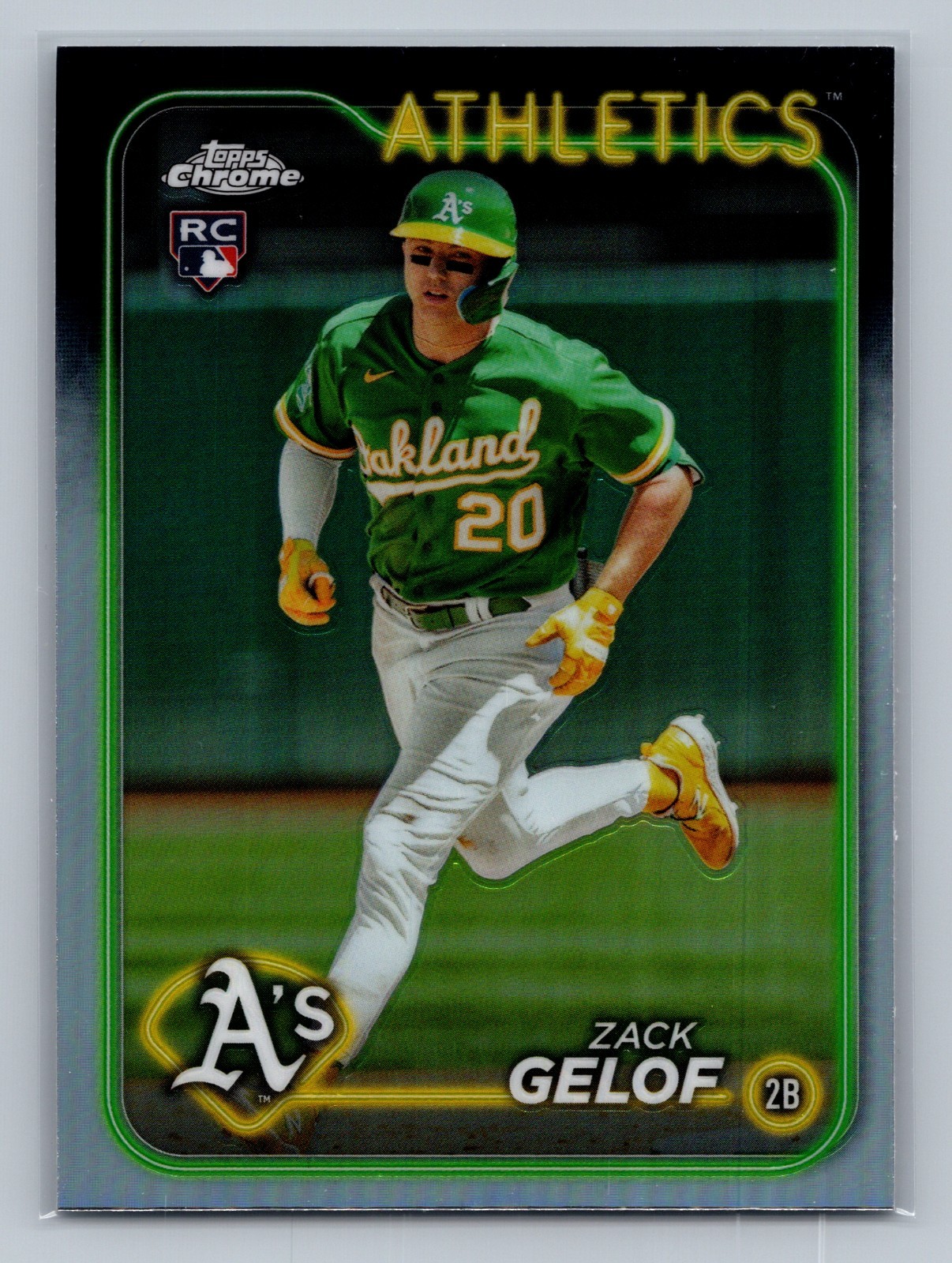 2024 Topps Chrome - Zack Gelof #282 Refractor (RC)