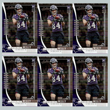 Antoine Wesley Lot 6 Football Cards 2019 Panini Absolute Set Collection NFL NM