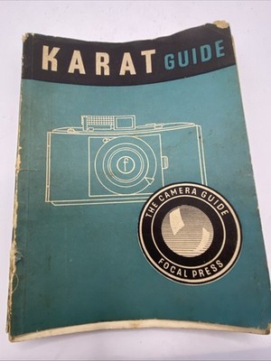 AGFA Karat Original Instruction Manual In English VINTAGE Second Edition 1947