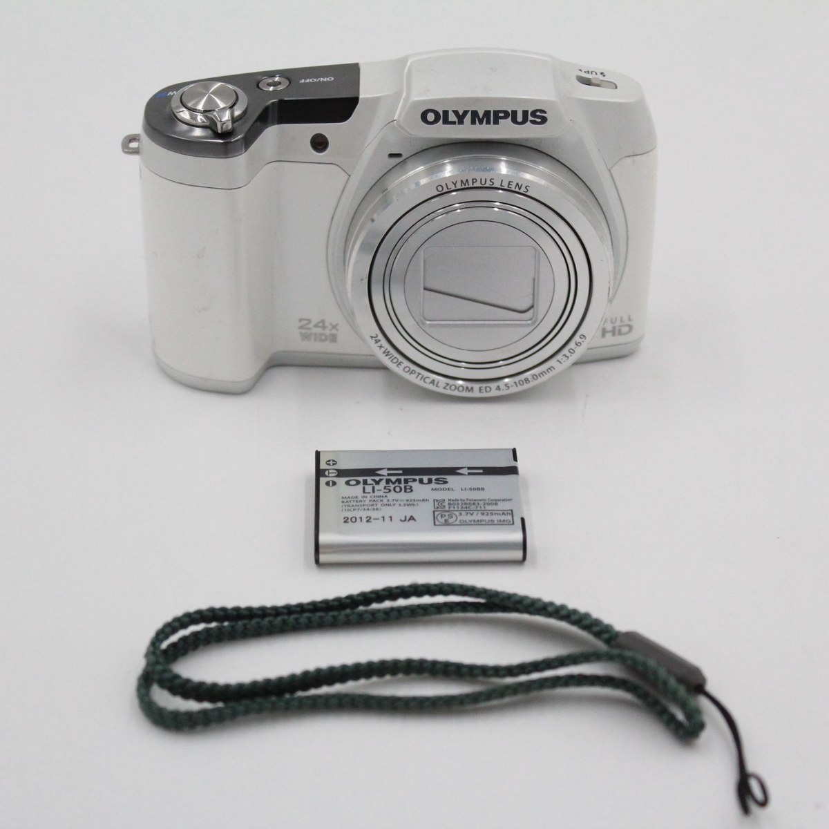 OLYMPUS STYLUS SZ-16 Compact digital camera white 24x wide battery
