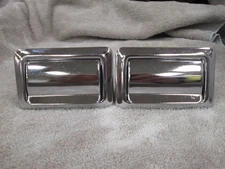 Vintage GM chrome ash trays