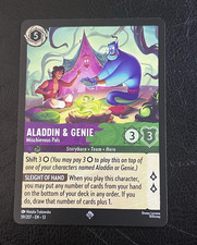 Disney Lorcana First Chapter Aladdin Genie Mischievous Pals 59/207 Rare