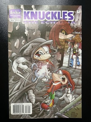 Knuckles The Echidna #18 Archie Comics 1998 VF/NM Spaziante Sonic The Hedgehog