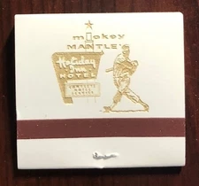 1950's - 60's Mickey Mantle's Holiday Inn Hotel Matchook.