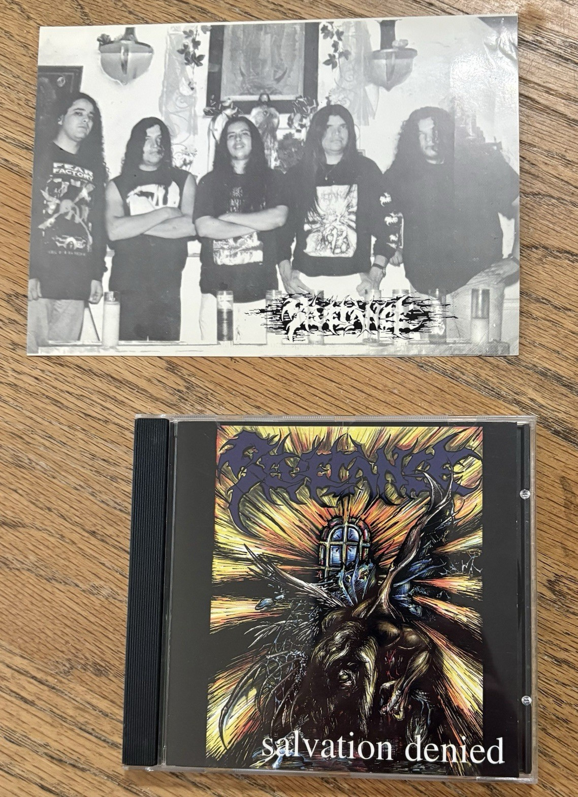 Severance Salvation Denied 1996 CD w/ Band Promotional Photo