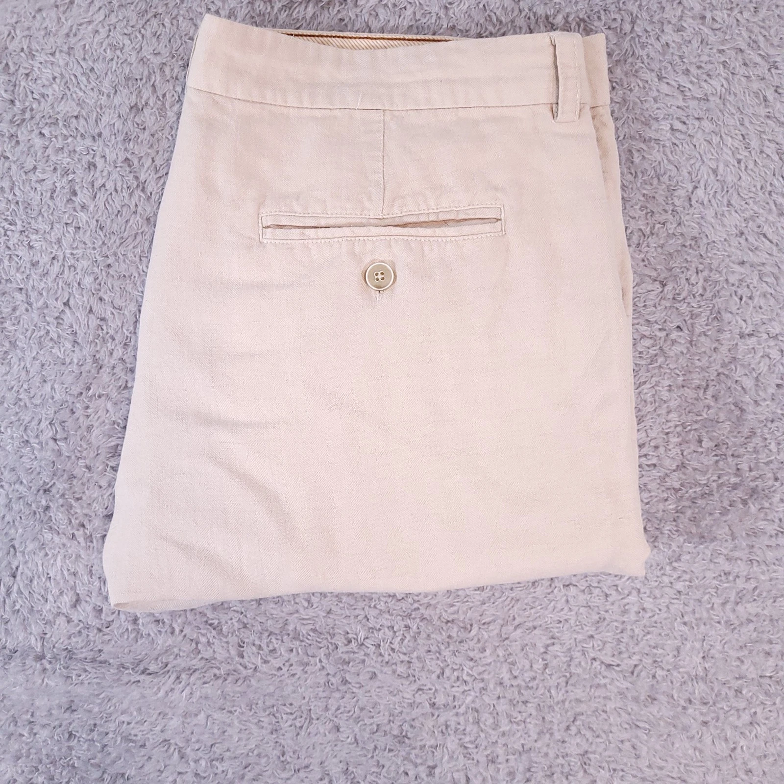 Tommy Bahama Mens Beige Silk Linen Blend Casual Chino Shorts Size 36
Opens in a new window or tab