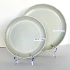 *NEW* Set of 2 ALFRESCO BY KINTO Melamine Beige SALAD & DINNER PLATES