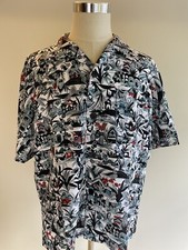 Vintage Japanese Kimono HANDMADE by professional Remake Aloha Shirts Men hawaii
