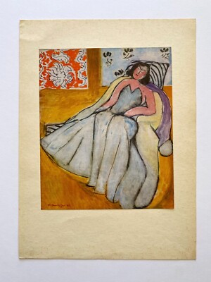 HENRI MATISSE RARE 1946 FINE ART LITHOGRAPH PRINT 