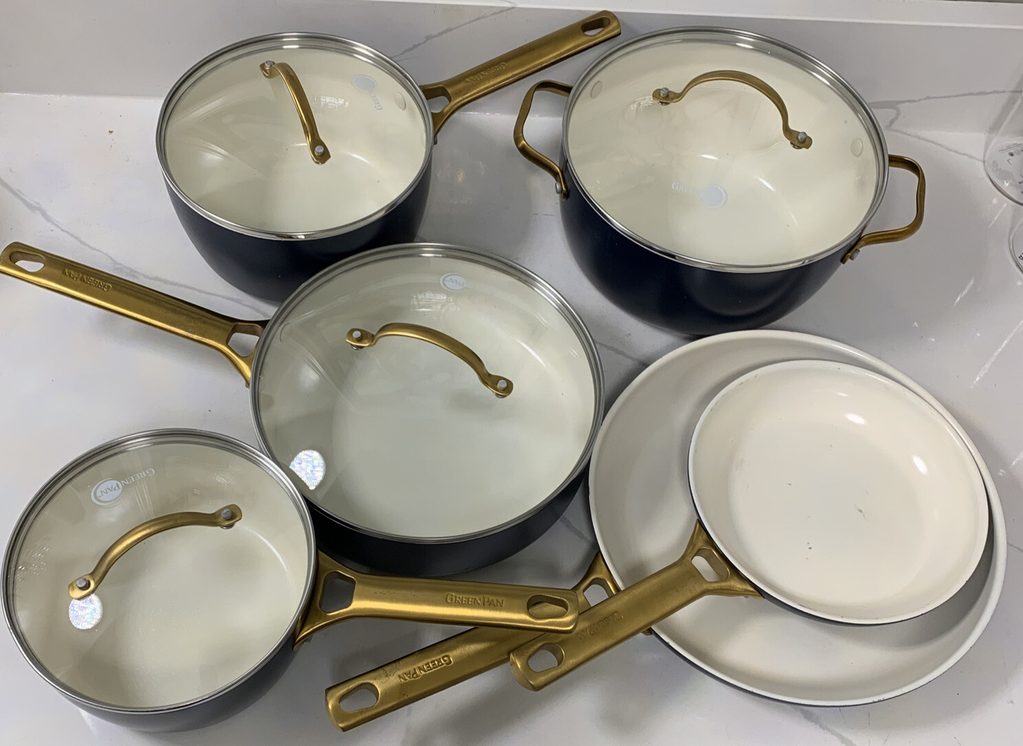 Open Box GreenPan Reserve Collection Twilight 10 Piece Cookware Set NWD eBay