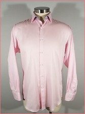 TAILORBYRD Men's Non Iron Trim Fit Collection Long Sleeve Dress Shirt PINK