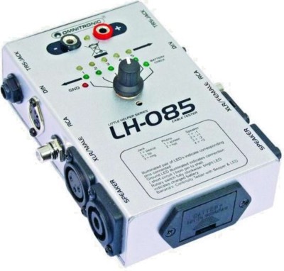 Cable Tester Omnitronic LH 085 ''Little Helper'' for XLR Jack RCA DIN Speakon