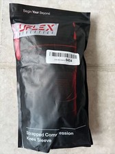 UFlex Knee Brace Compression Sleeve with Straps Non Slip Running and Sports S...