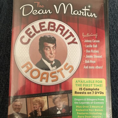 Dean Martin Celebrity Roasts NEW Sealed 7 DVDs 15 Roasts Johnny Carson